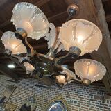 Ezan Art Deco 6-light chandelier