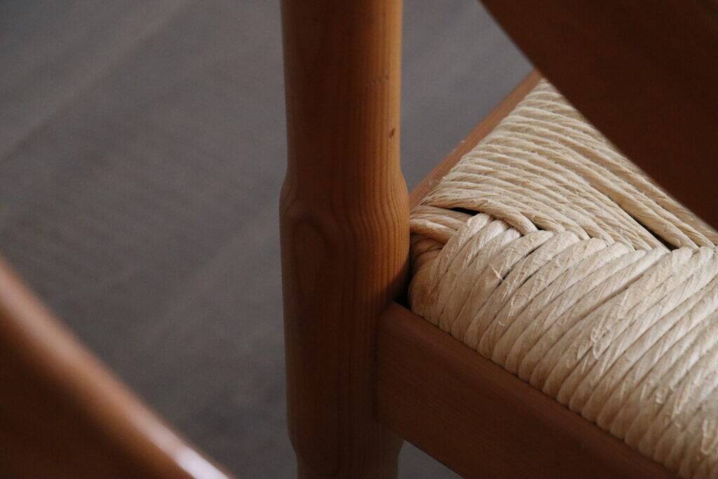 5 chaises Carimate par Vico Magistretti, Italie 1960