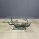 Vintage bonsai coffee table by Willy Daro, 1970s