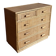 Vintage woven rattan bamboo chest of drawers