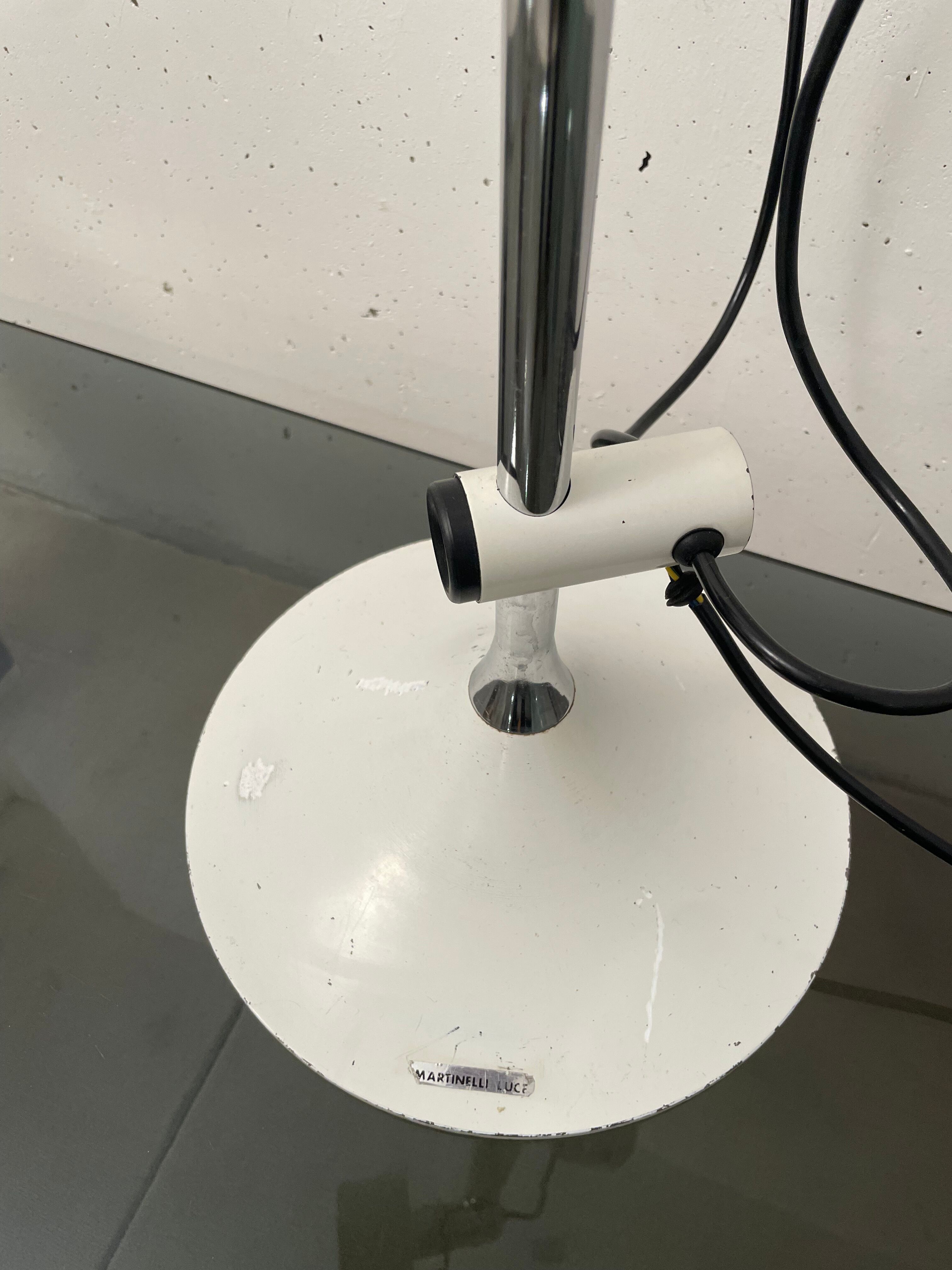 Elio Martinelli floor lamp, Martinelli Luce 1970