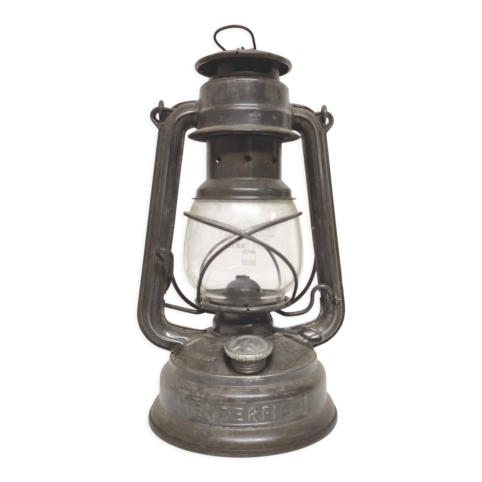 Lantern kerosene storm lamp Feuerhand superflam Germany