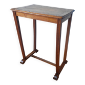 Antique Art Deco wooden console table