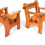 David Rosèn, pair of Berga armchairs for Nordiska Kompaniet, 1944.