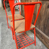 Pair of Tolix night table chairs