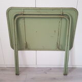 Industrial metal table