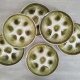 Plates Oysters Shellfish Earthenware Moulin des Loups Orchies