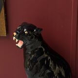 Black panther in terracotta, Italy 1970