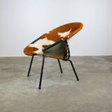 Leather balloon chair 1950