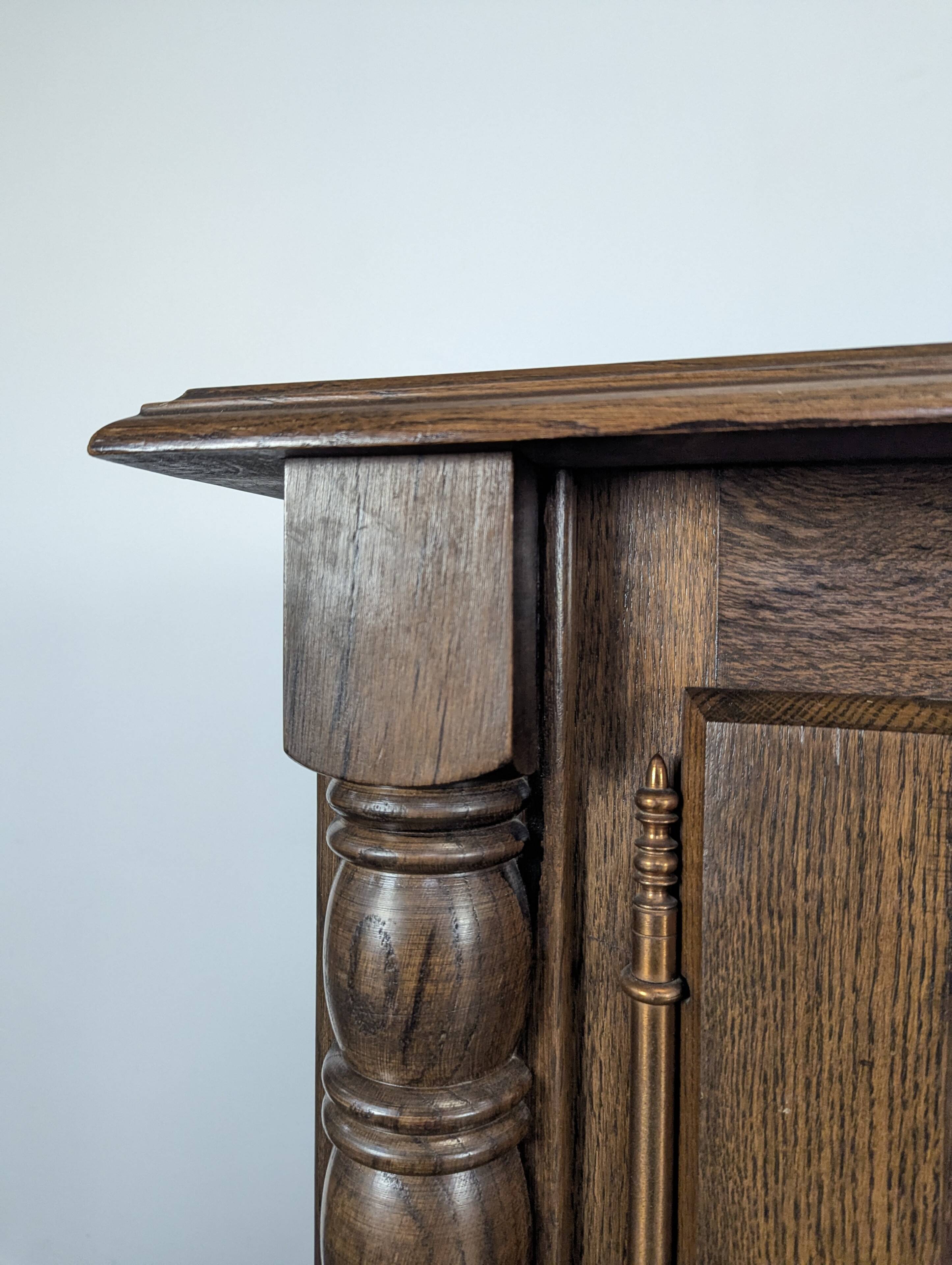 Brutalist sideboard in the spirit of Dudouyt.