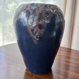 Blue vase with inclusion