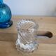 Small molded glass chandelier