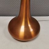 Copper table lamp, designed by Jo Hammerborg for Fog&Mørup Denmark in 1972. Model Orient