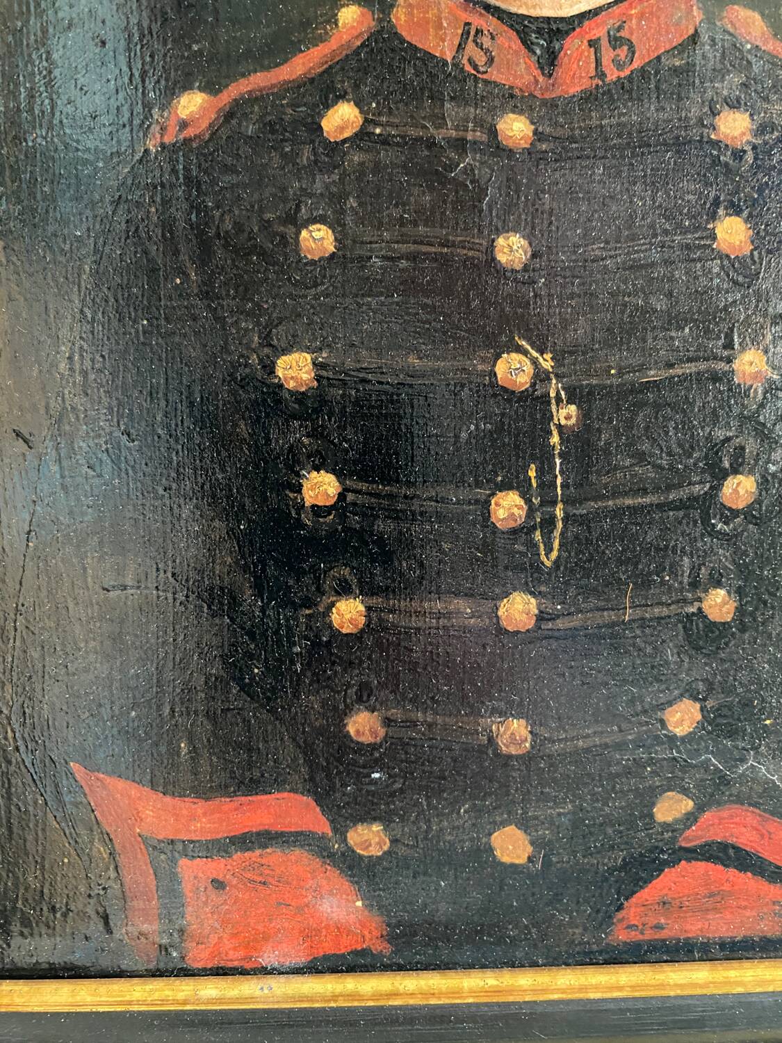 Portrait old soldier 19th