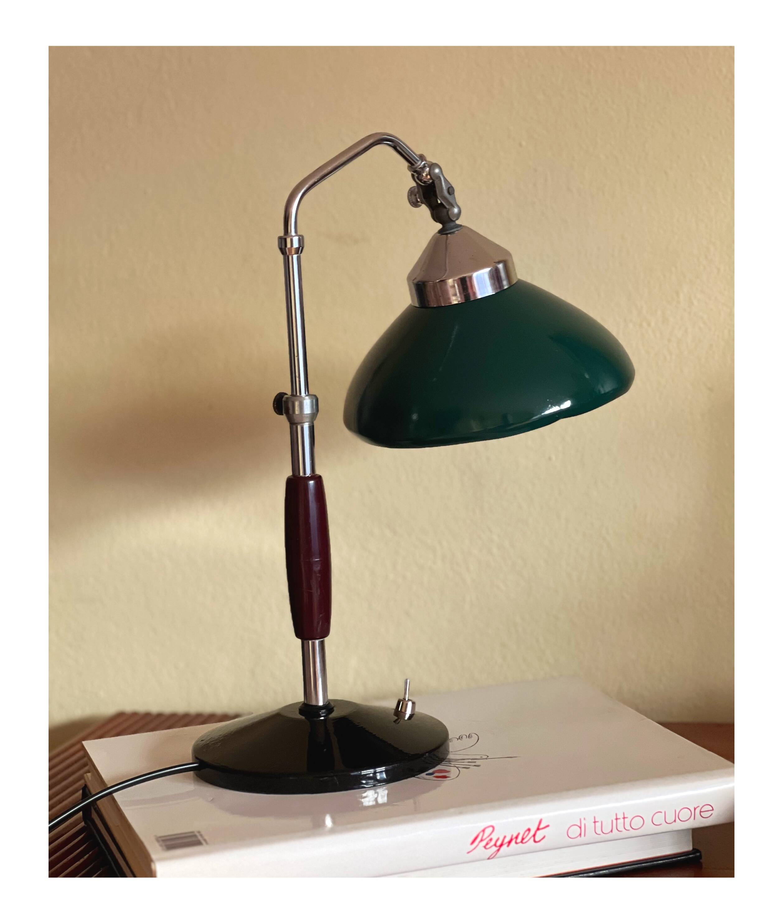 Ministerial desk lamp, Italy 1930s
