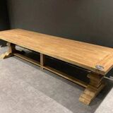 Spirito monastery table in solid oak - length 350 cm