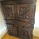 Louis xiii armoire - 17th century decoration with diamond point motif