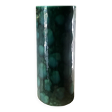 Vase cylindre façon écailles