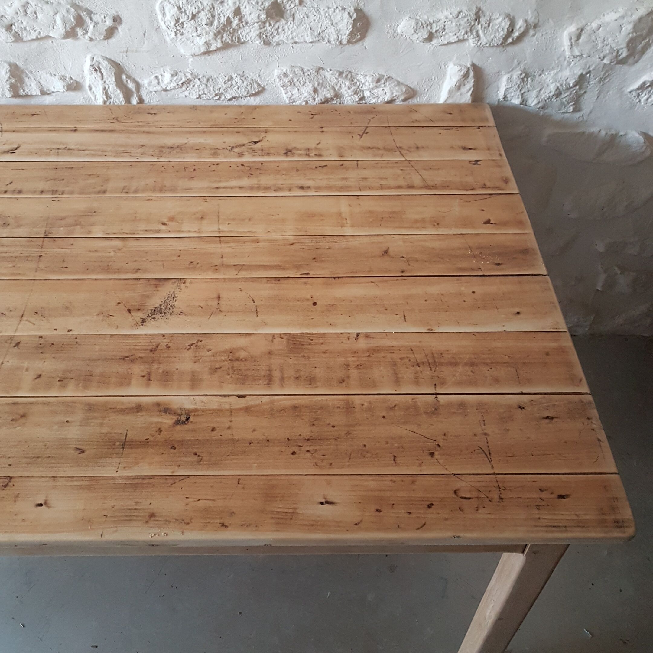 Restored farm table