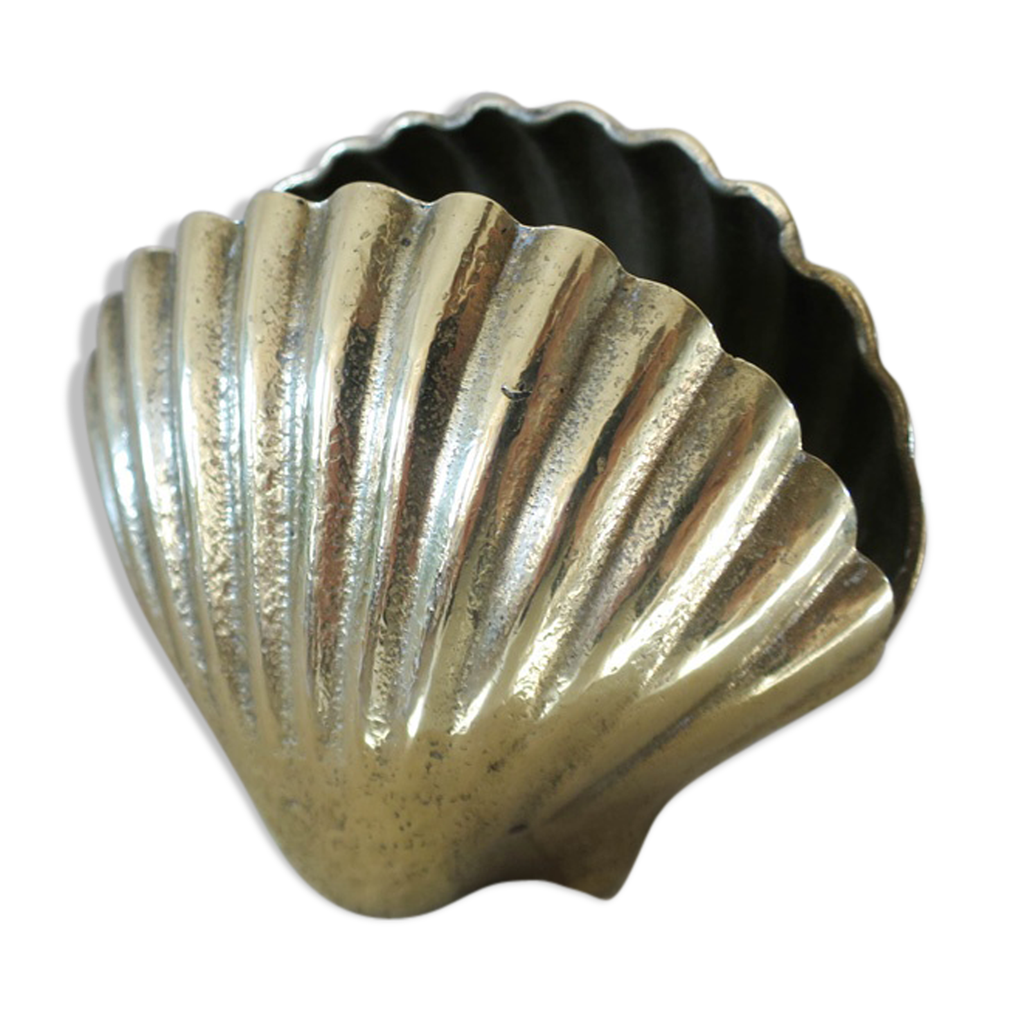 Coquillage en laiton porte courrier
