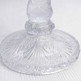 Pair of glass candlesticks