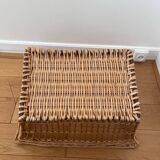 Rattan laundry basket