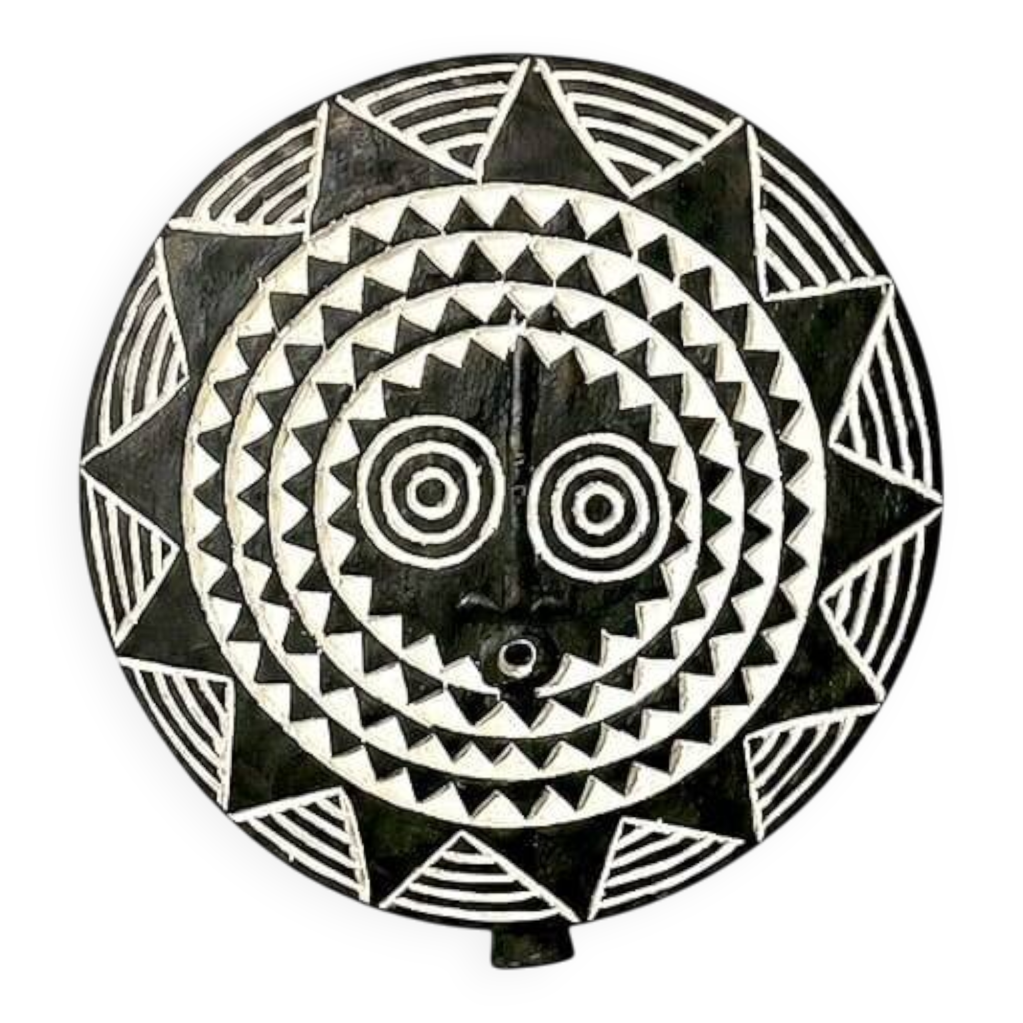 Tribal sun mask Ø40cm — The fifth ritual