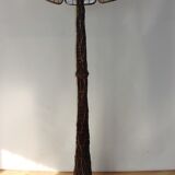 Floor lamp in rattan , 1950s.