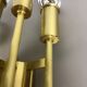 Brass Italian Stillovo Style Theatre Wall Ceiling Light Sconces, Italy, 1970s
