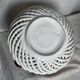 Vintage 1960s Trompe-l'Œil Fruit Basket in Woven Ceramic with Slipware