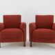 Set of Two Art Deco Armchairs by Halabala for UP Zavody, 1930s