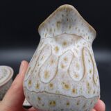 Earthenware coffee service signed Jean Austruy Vallauris around 1970 - Cups - saucers - milk pot