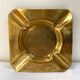 Old brass ashtray