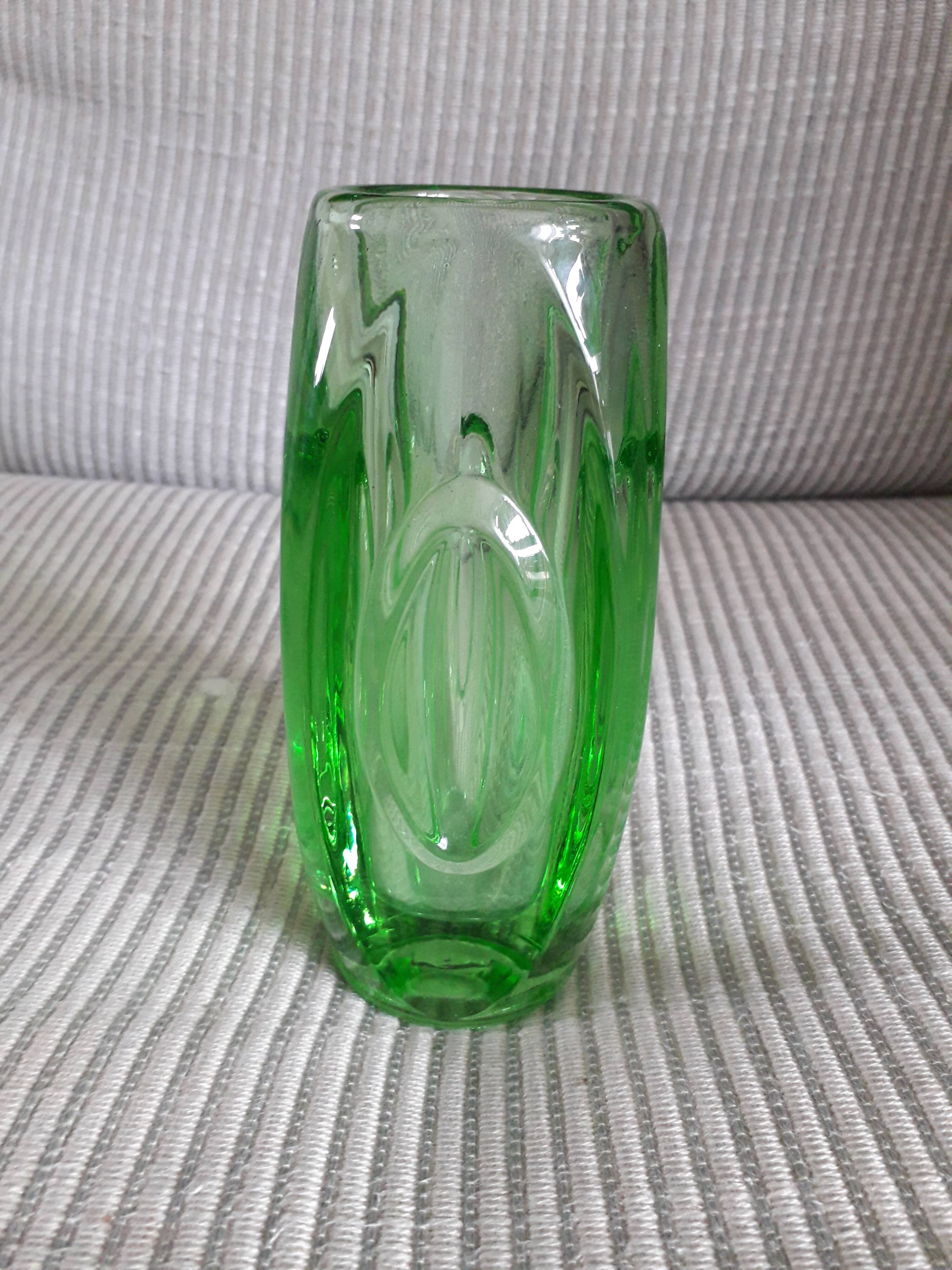 Vintage glass vase