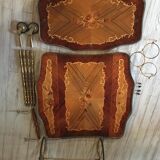 Dessert bar in marquetry