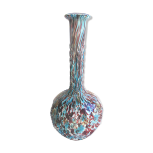 Vase Clichy verre tressé,