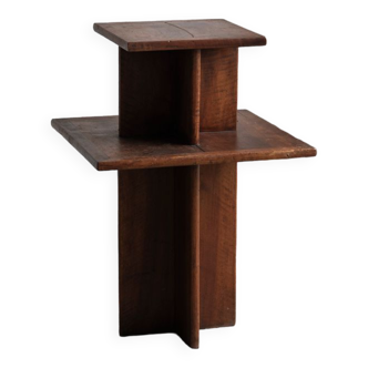 Pied de stalle, display side table in art deco style, France, 1940s