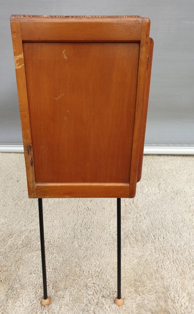 Console 1950 two doors matted glass