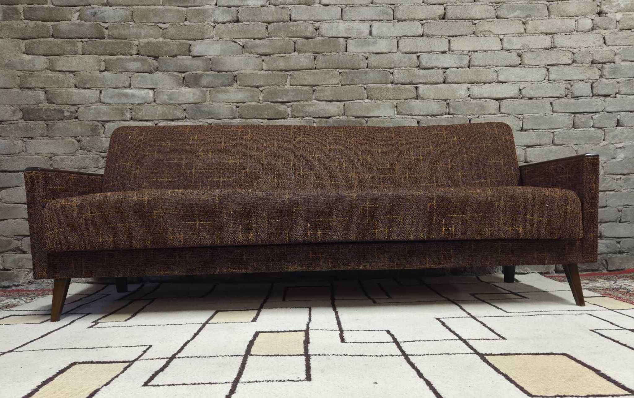 Canapé, daybed scandinave convertible années 1970