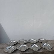 8 coupelles coquillage en inox