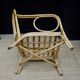 Rattan and bamboo chair adult 70s