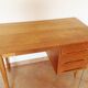 Scandinavian-style verni chene desk / vintage 60s