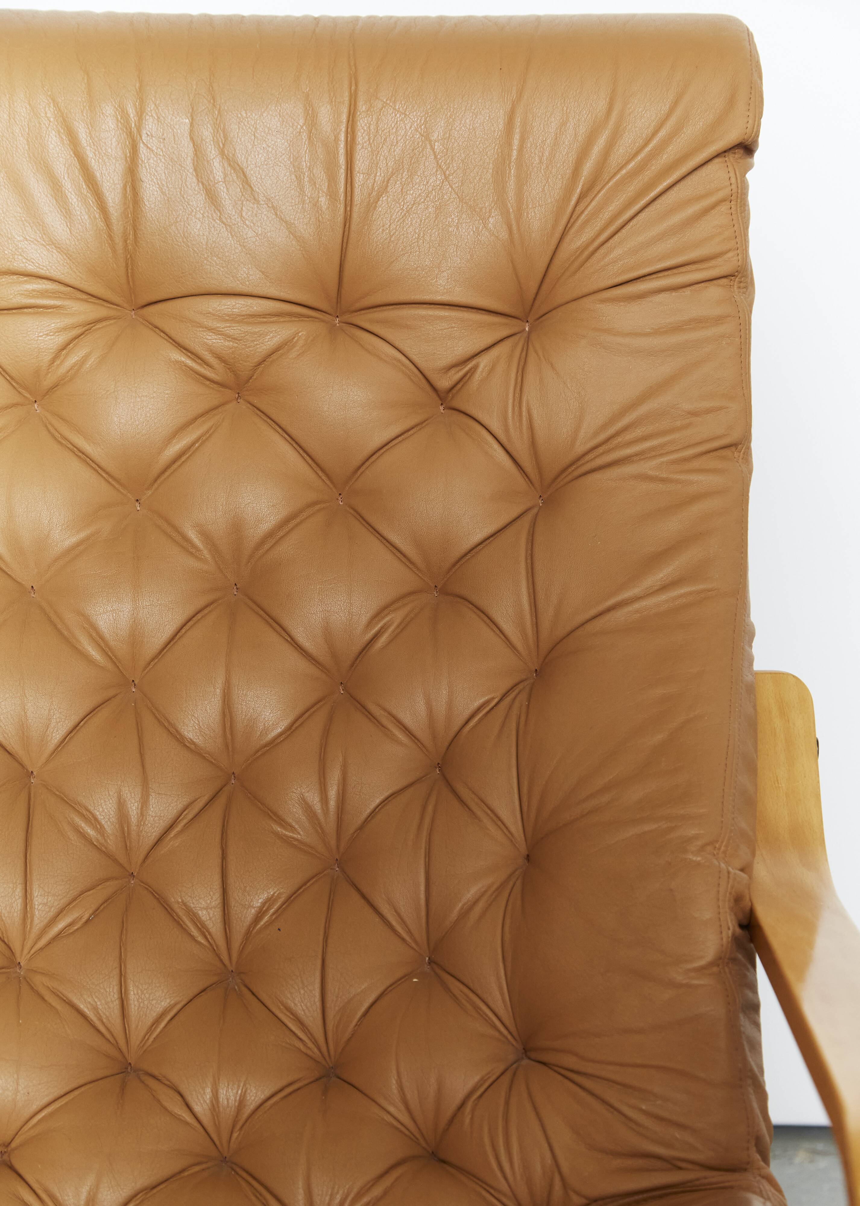 Nobuo Nakamura Armchair and Pouf 'Poem' for IKEA, 1977