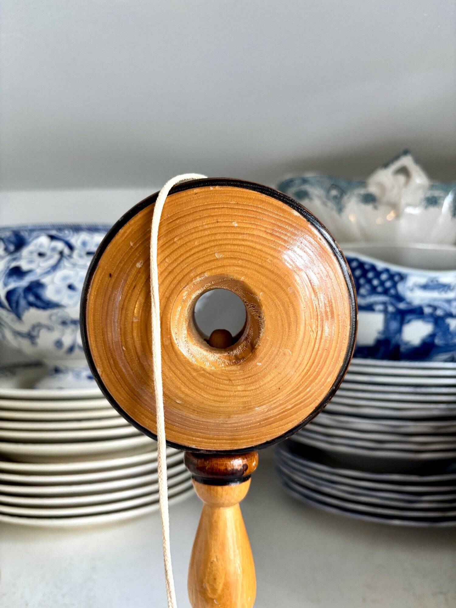 Bilboquet in light and dark wood