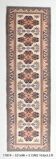 3x10 Navy Blue & Cream Persian Runner Rug, 98x321Cm
