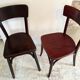 Pair of vintage bistro chairs Berc Antoine