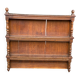 19th-century vintage oak bookshelf.