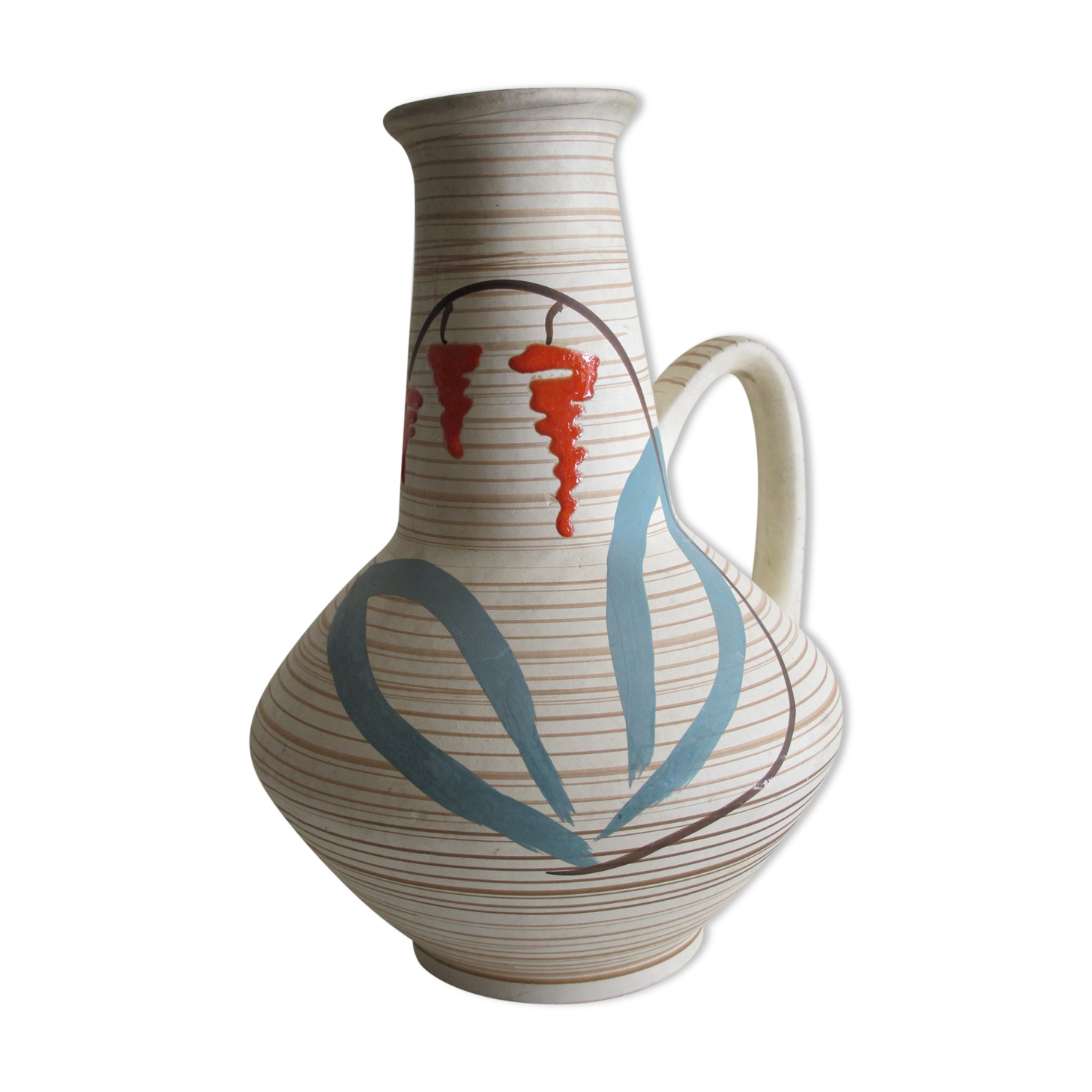 Ceramic pitcher West-Germany 50 years
