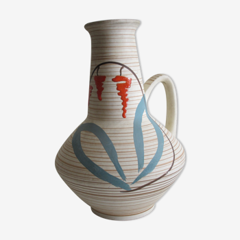 Ceramic pitcher West-Germany 50 years