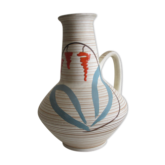 Ceramic pitcher West-Germany 50 years